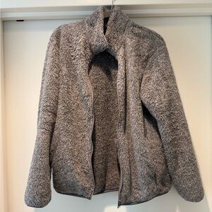 Uniqlo Fuzzy Yarn Jacket - Grey - S